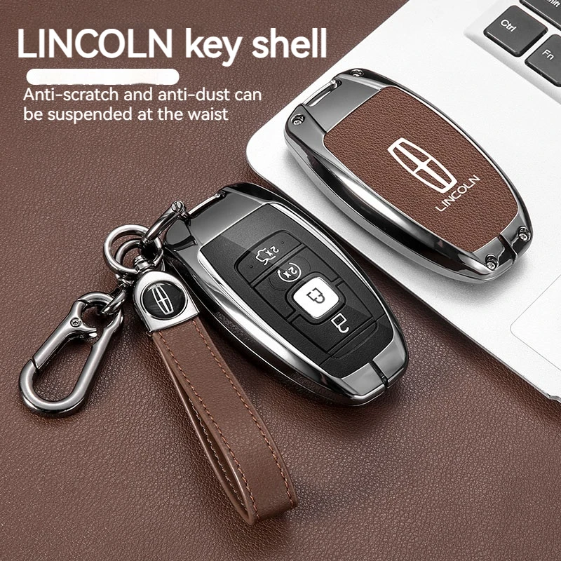 Чехол для автомобильного ключа из цинкового сплава чехол Lincoln Continental MKC MKZ MKX Navigator Z Nautilus Aviator Corsair 2017 2018 2019 2022