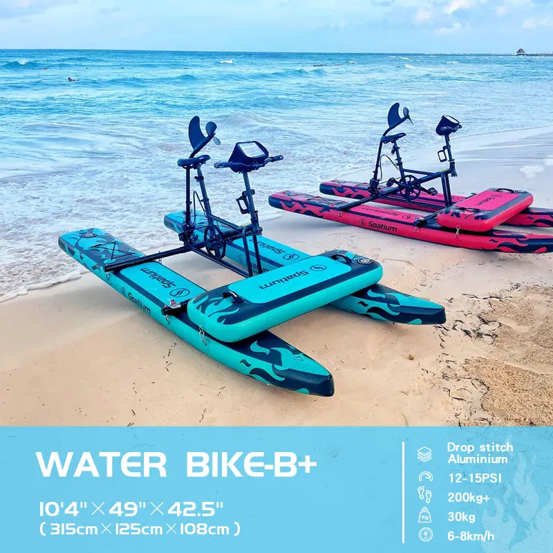 Spatium High quality inflatable water bike Sports Equipment  sea cycle Floating Pedal Bicycle for sale