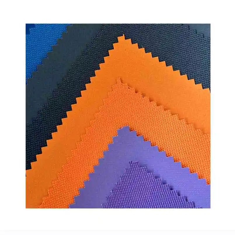 high quality oxford fabric bag fabric bag coated pu for shoe material production