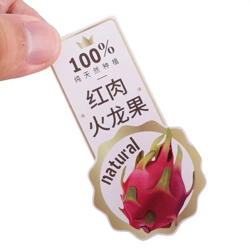 Custom Waterproof Adhesive Fruit Vegetable Labels Stickers Frozen Fresh Food Packaging Labels