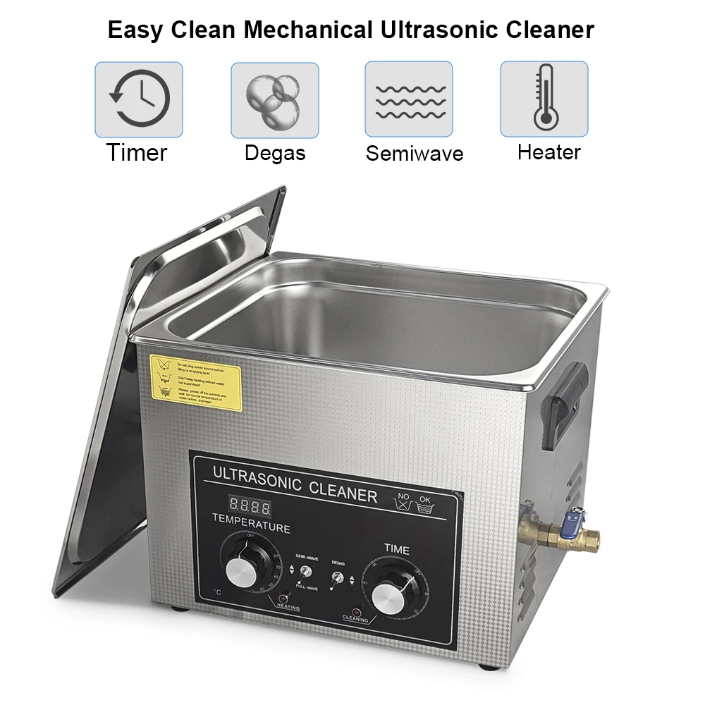 Ultrasonic Bath Parts Washer Machine Ultrasonic Cleaning Machine 19L Ultrasonic Retainer Cleaner