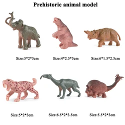 Oenux Wholesale PVC Miniature Prehistoric Animal Model Original Life Action Figures Theme Figurines Kids Educational Toys