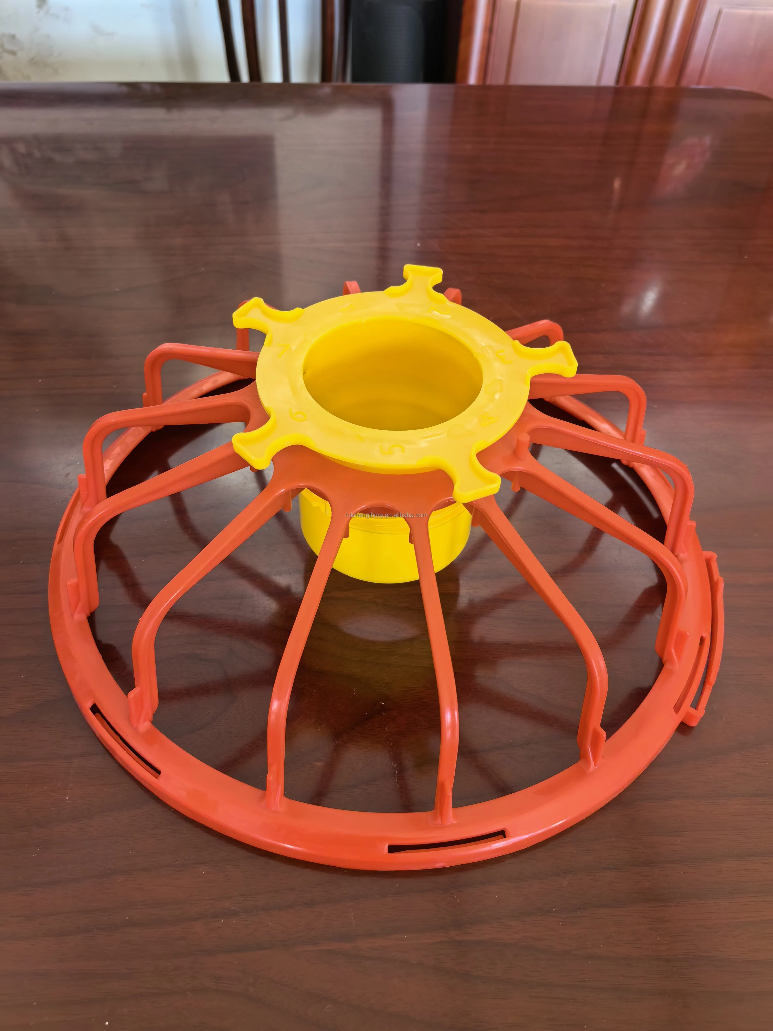 Portable Automatic Pan Feeder for Poultry Chicken House Poultry Feed Equipment with Chicken Feeders RS-08