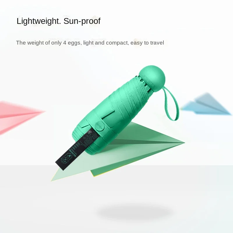 China Manufacturer Pill Box 5 Folding Pocket Umbrella