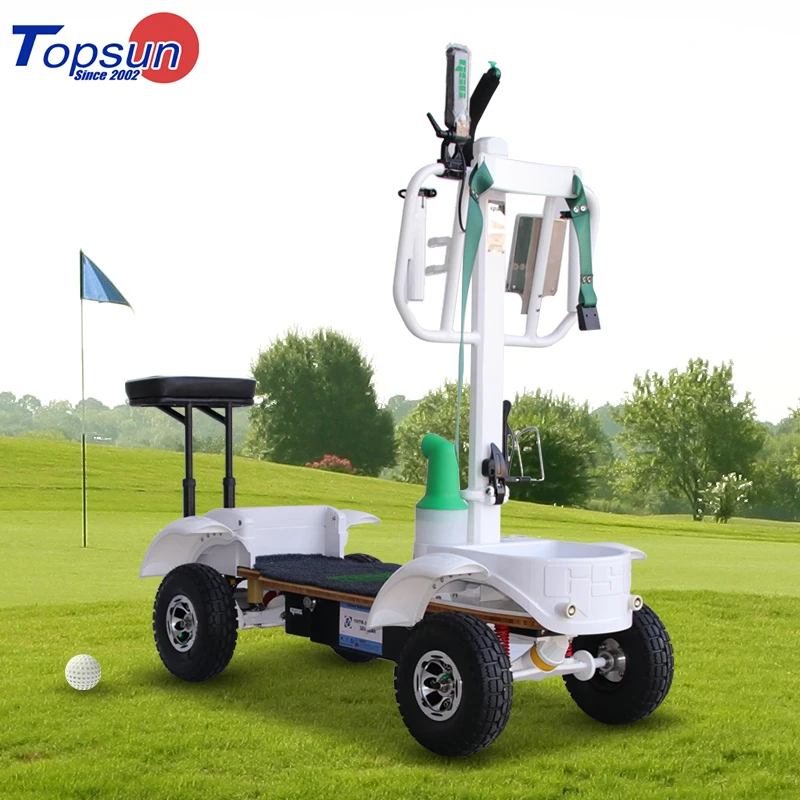 New electric vehicle 4 wheel single seat scooter electric golf carts