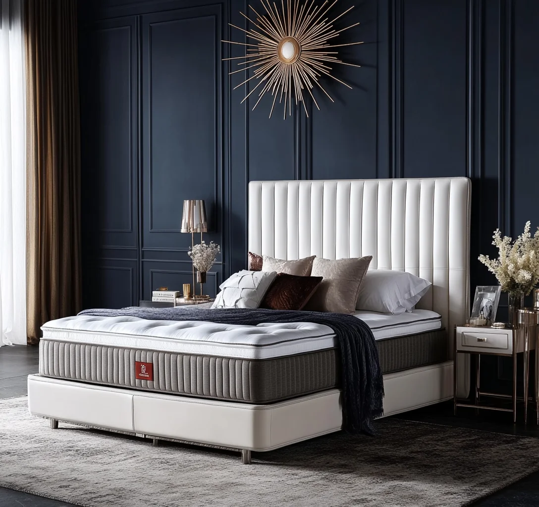 Custom Hotel Bedroom Furniture Five Star Project Modern Minimalist Design Bedroom Suite for Apartment Villa Hotel Room