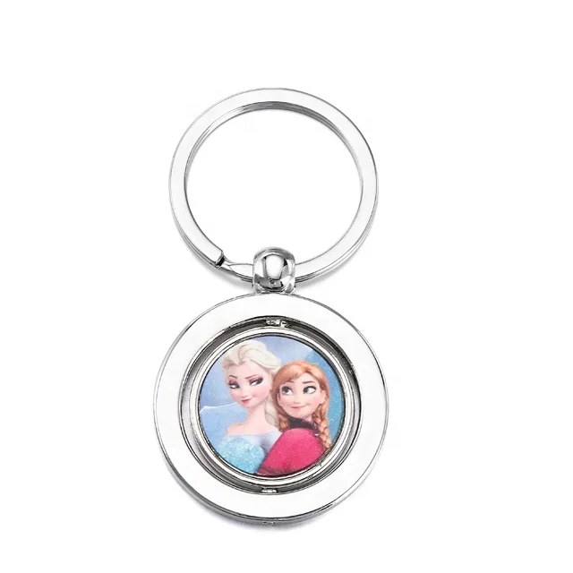 Factory Direct Selling Blank Customizable Image 3D Printing Thermal Sublimation Metal Keychain