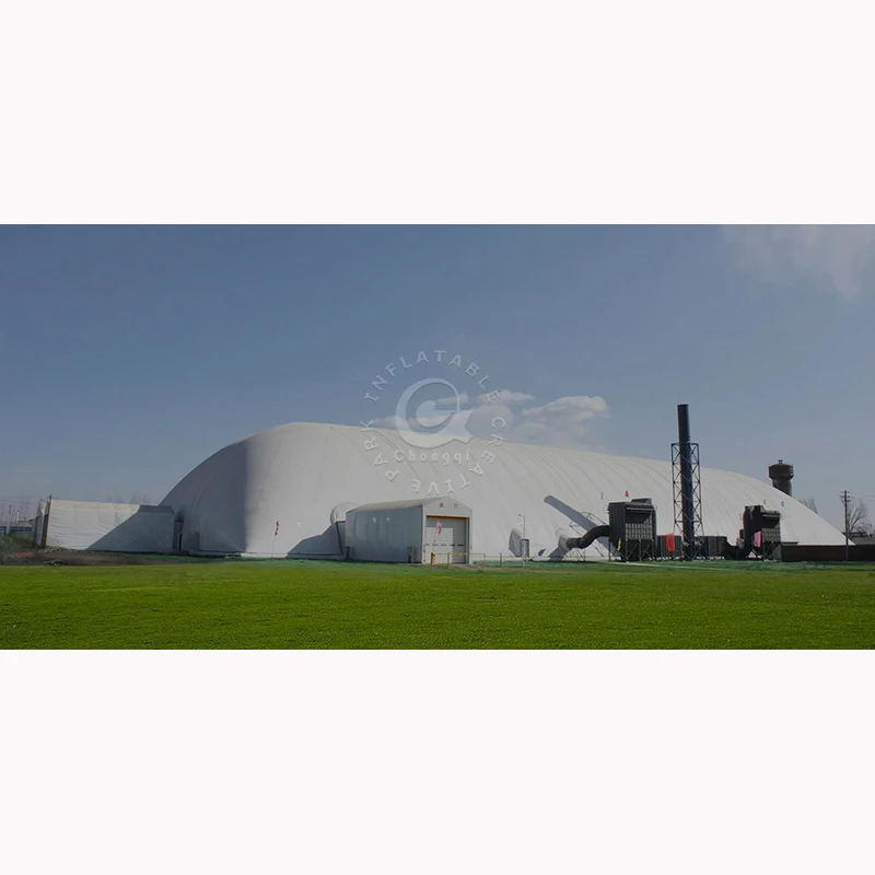 Huge Cover Inflatable Building Air Supported Dome Structures Pneumatic Hangar Membrane Tent