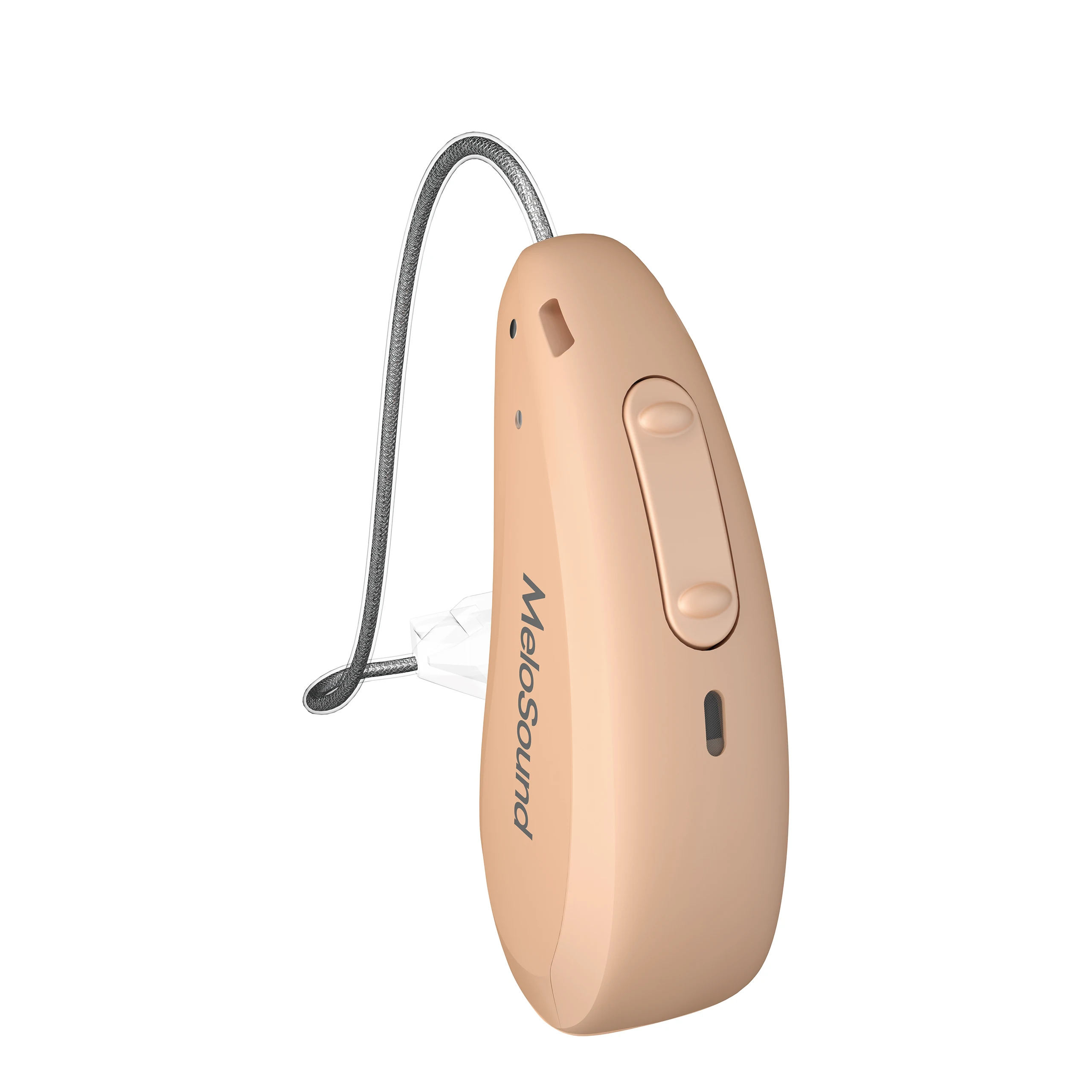 Newest Digital Rechargeable Bte Thin Tube Portable Charging Case Hearing Aids For Seniors Elderly Otc Best-selling Hearing Aid