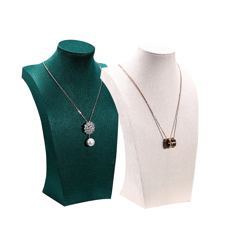 Wholesale jewelry display neck stands jewelry display stand Ornaments Pendant Necklace Model Neck Shelf