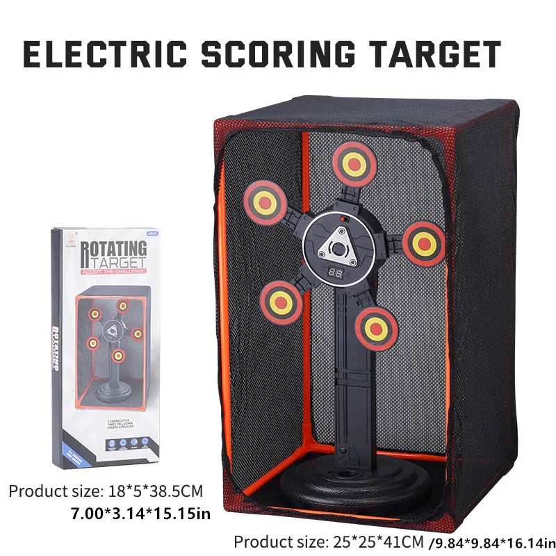 Wholesale Soft Bubble Gel Blaster Gun Auto Reset Electric Shooting Target with net for kids Toy Gun Target