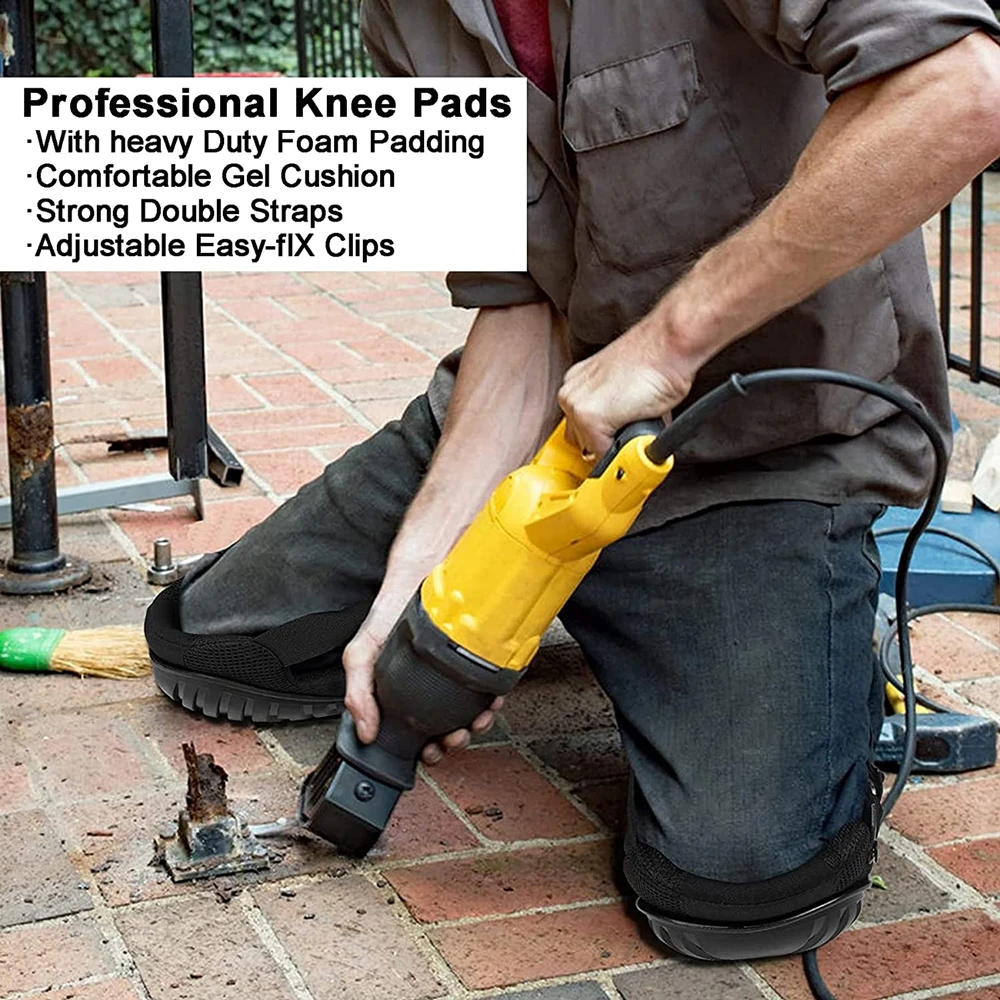 Professional Heavy Duty Knee Pads Professional Protection Protect Knee,protection for Construction Work Hard Shell Holyfire