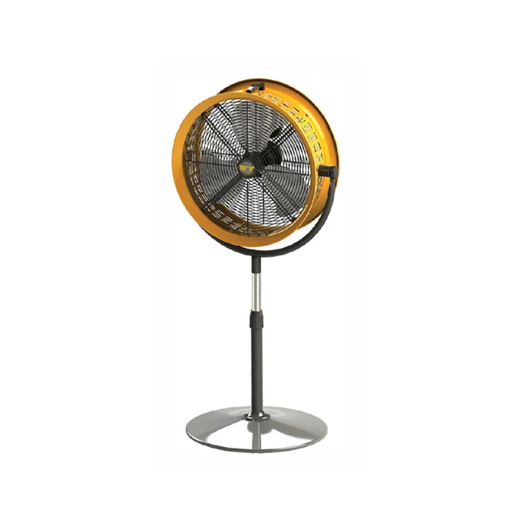 Large Industrial Floor Fan Mobile Brushless DC Fan Cooling Fan With Wheel For Large Industrial House
