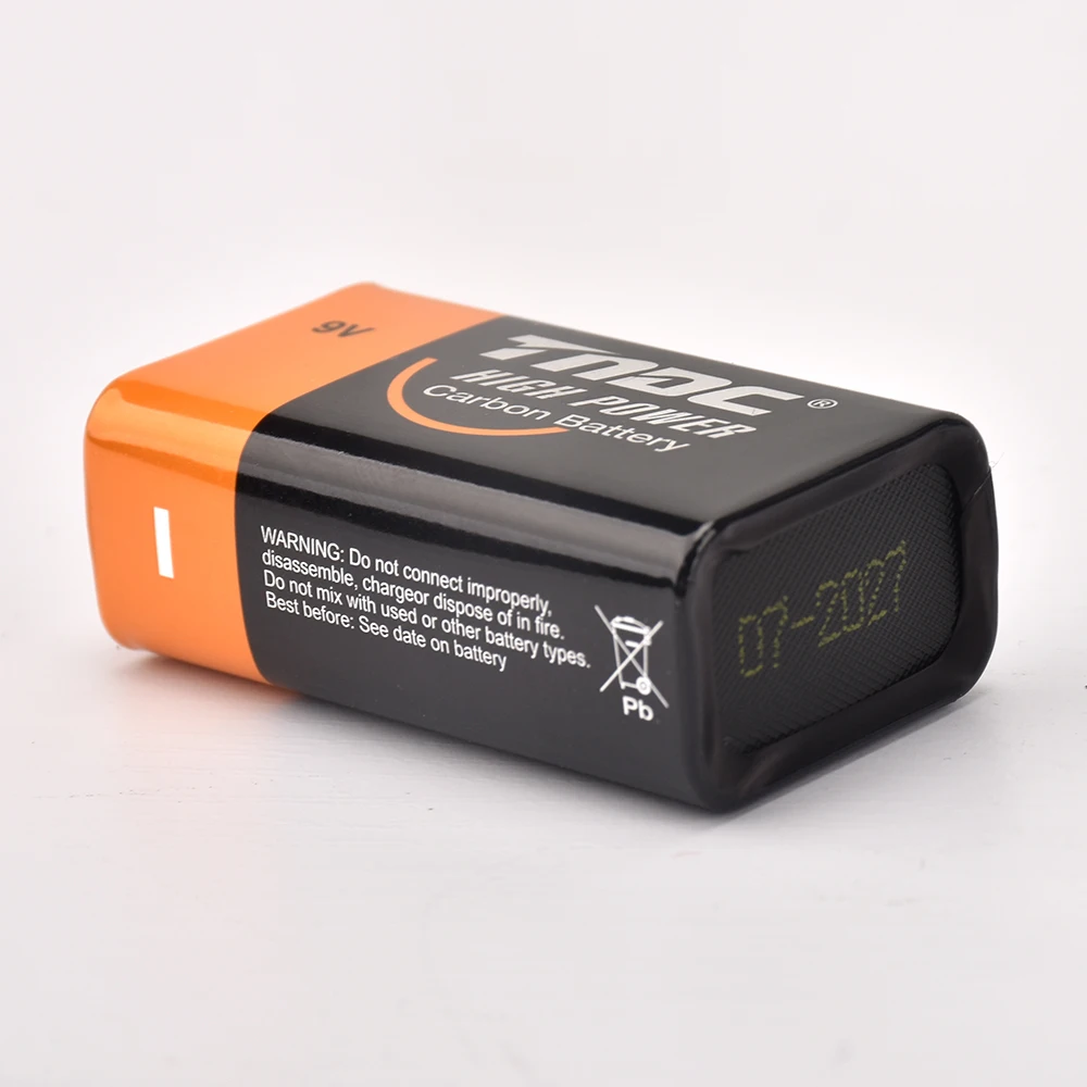 4.0Wh r6p Zinc Carbon 6F22/9V Dry Cell Battery Power Plus Super Heavy Duty Battery