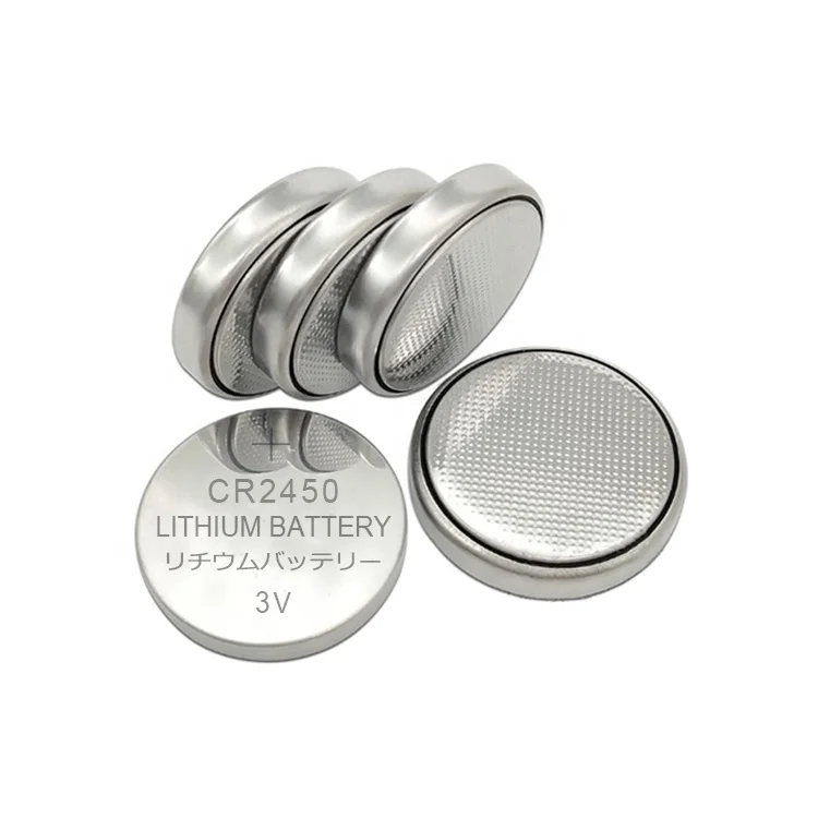 button cell li coms pile cr 2450 3v pilas lithium coin cr2450 battery