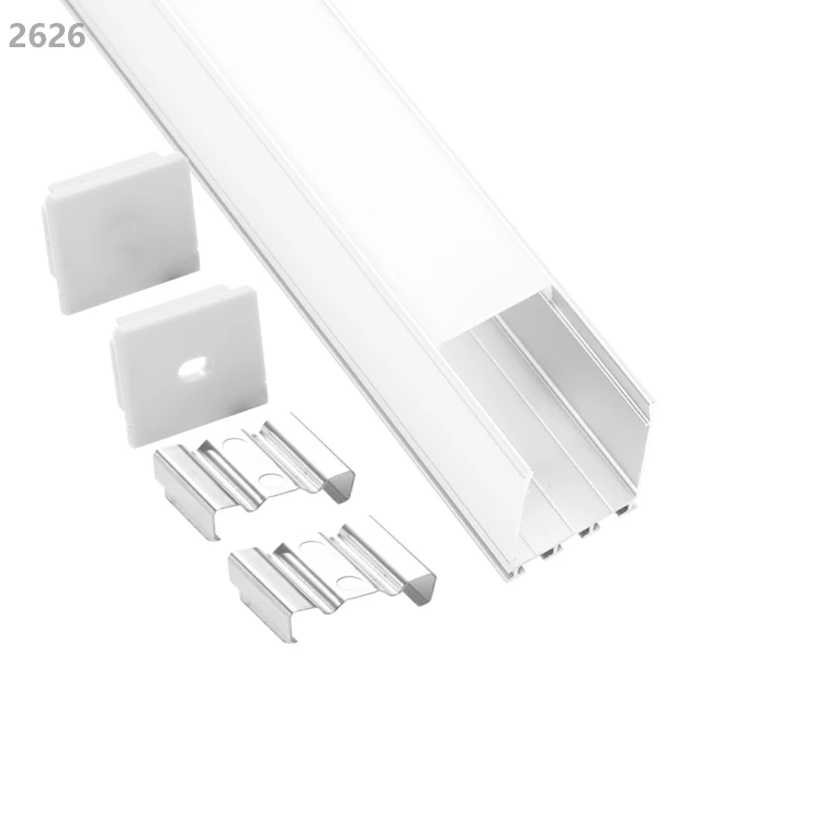 Zhongshan supplier recessed led aluminum profile 26mm led profile alu frame