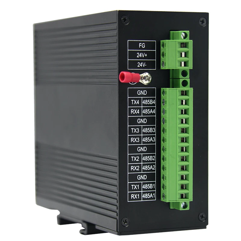 Сетевое оборудование Lora/RS485/IOT шлюз для интеллектуального измерителя мониторинга сбора данных с 4 портами