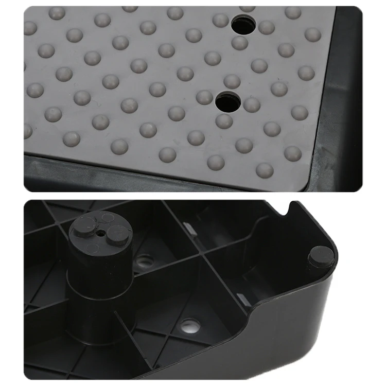 PP Bath Safety Step Slip Elevated Bathroom Safety Aid Resistant Shower Stepping Stool for Handicap Elderly Seniors Entering