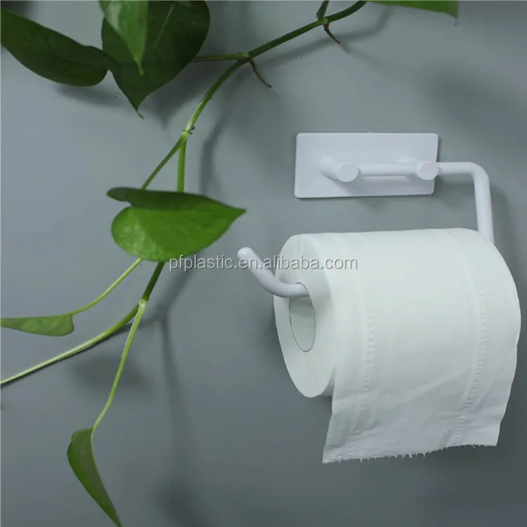 White Chrome Plastic wall mount paper towel roll tissue dispenser toilet paper holder