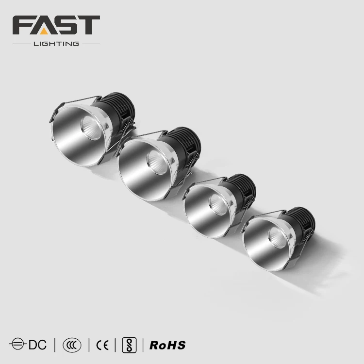 FAST Factory Custom Die Casting Aluminum Indoor Ceiling Commercial 5W Body COB LED Spotlight