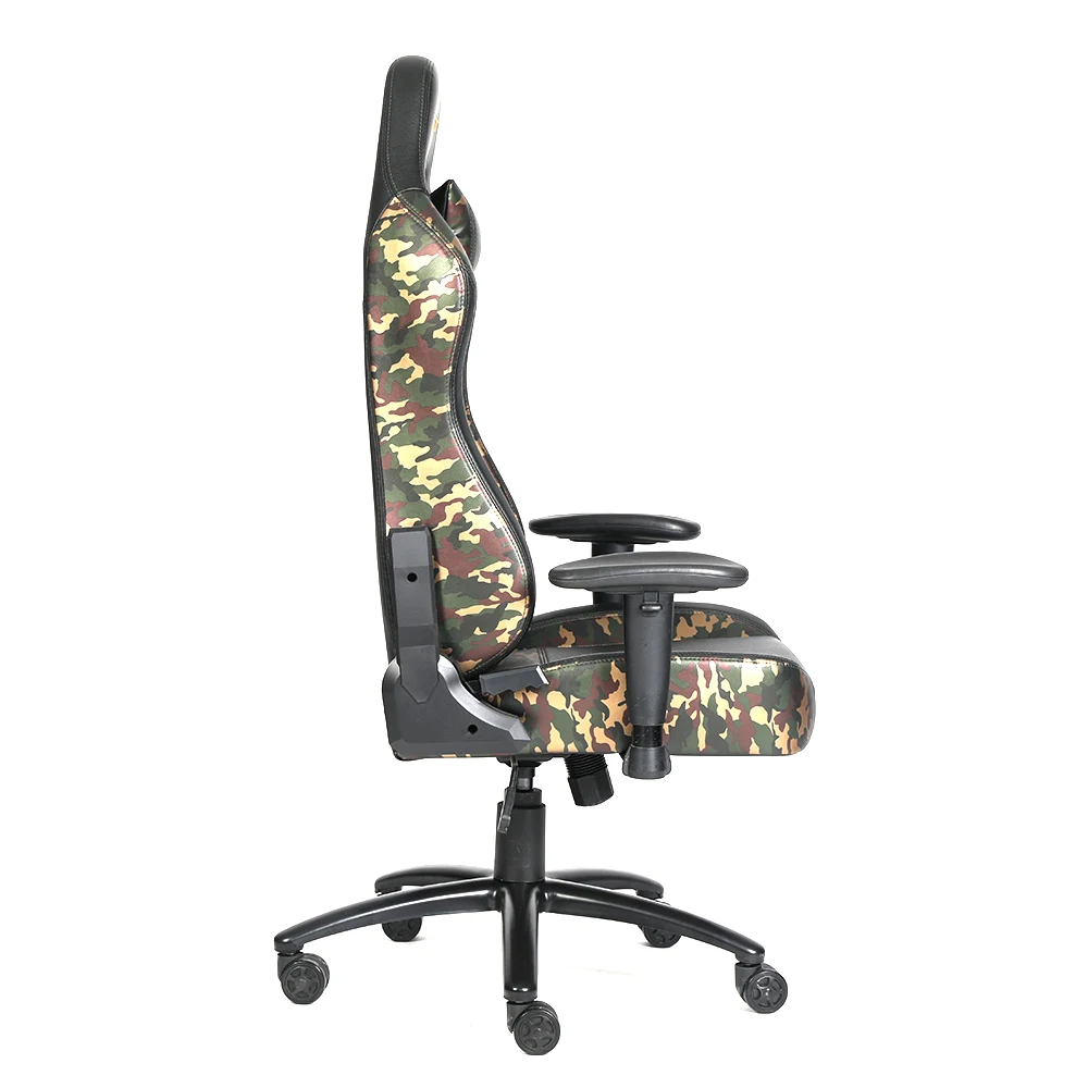 2021 NEW Style PU Leather Massage Camouflage Army PC Gaming Chair For Gamer