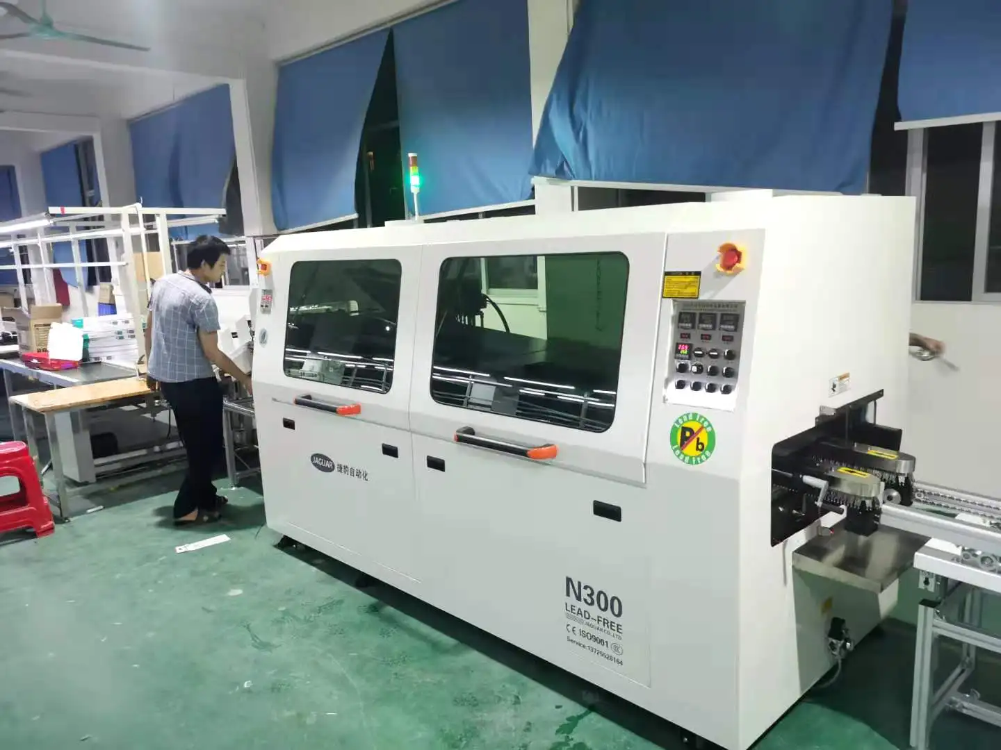 JAGUAR Top Quality Wave Solder Machine Used  for PCB SMD Soldering