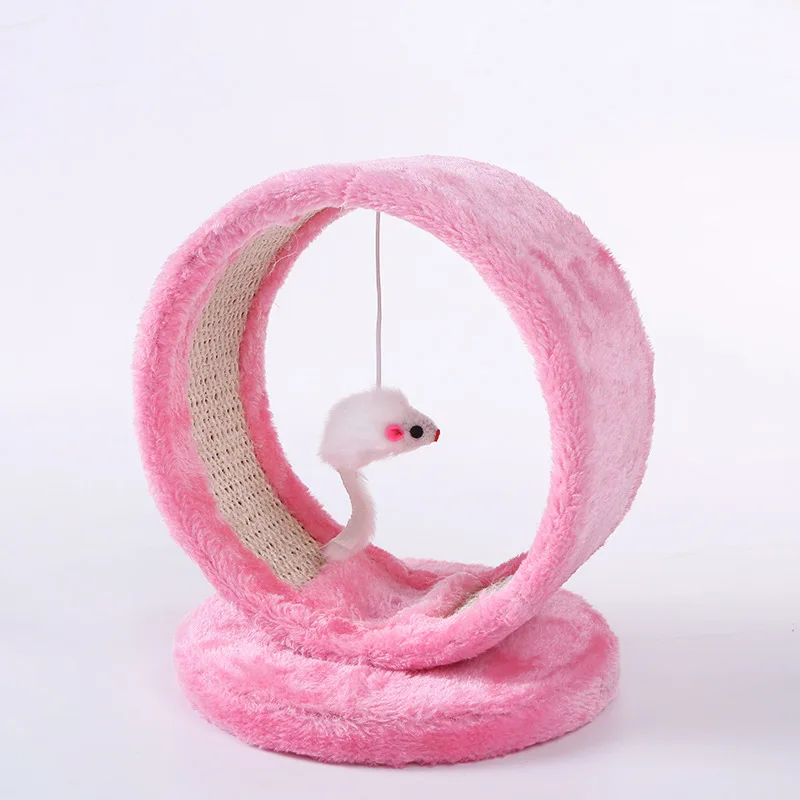 Factory wholesale interactive puzzle cat toy cylindrical cute cat table climbing frame pet supplies