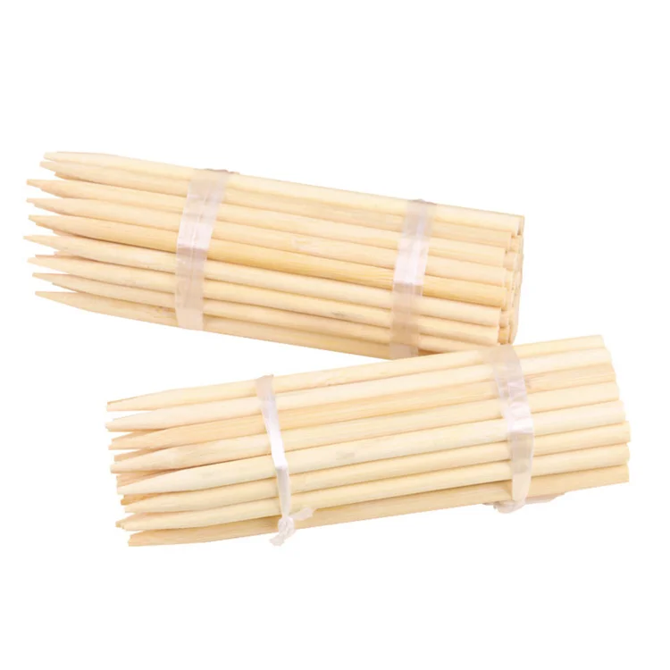 bamboo wood stick bbq 5mm corn bamboo skewer 12cm 14cm 18cm