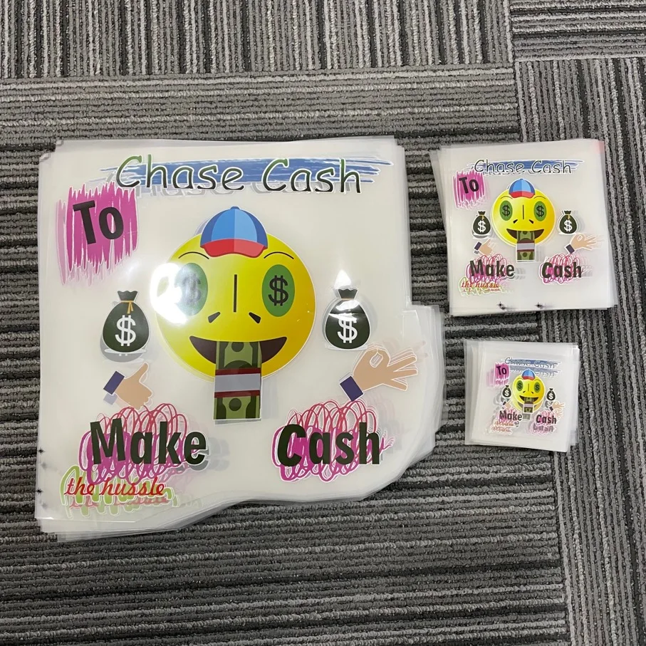 Custom design heat transfer sticker manufacturer silk screen print for t-shirt and cotton bags