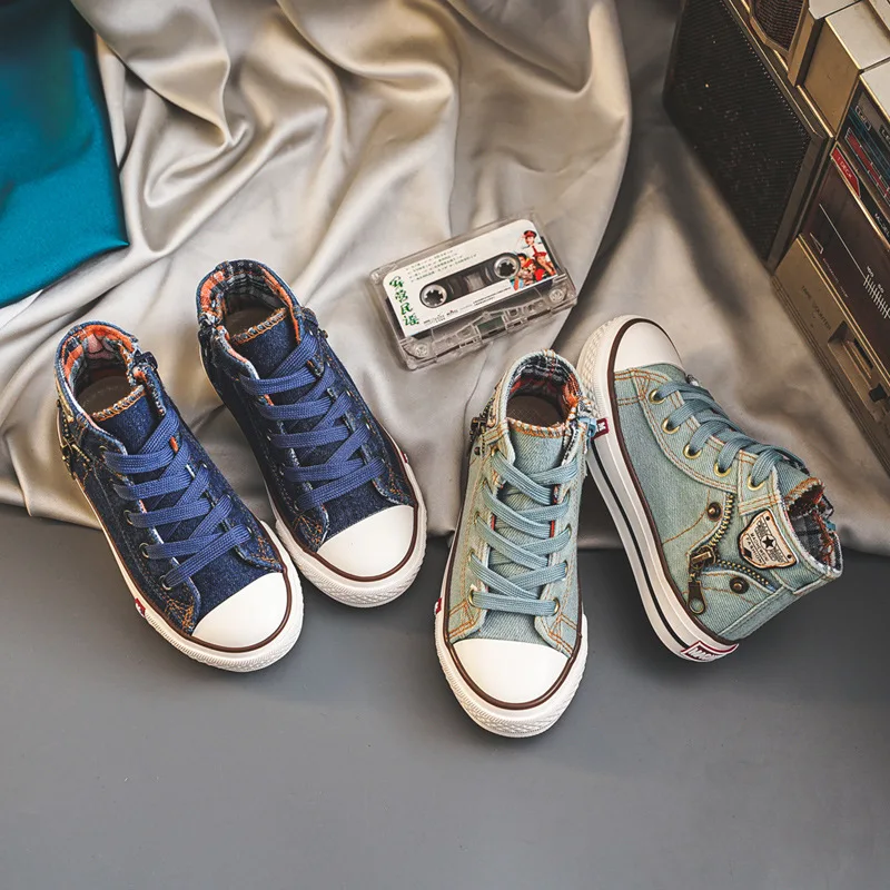 Nian OEM zapatilla casual shoes rubber sole cartoon girls boys canvas children shoes