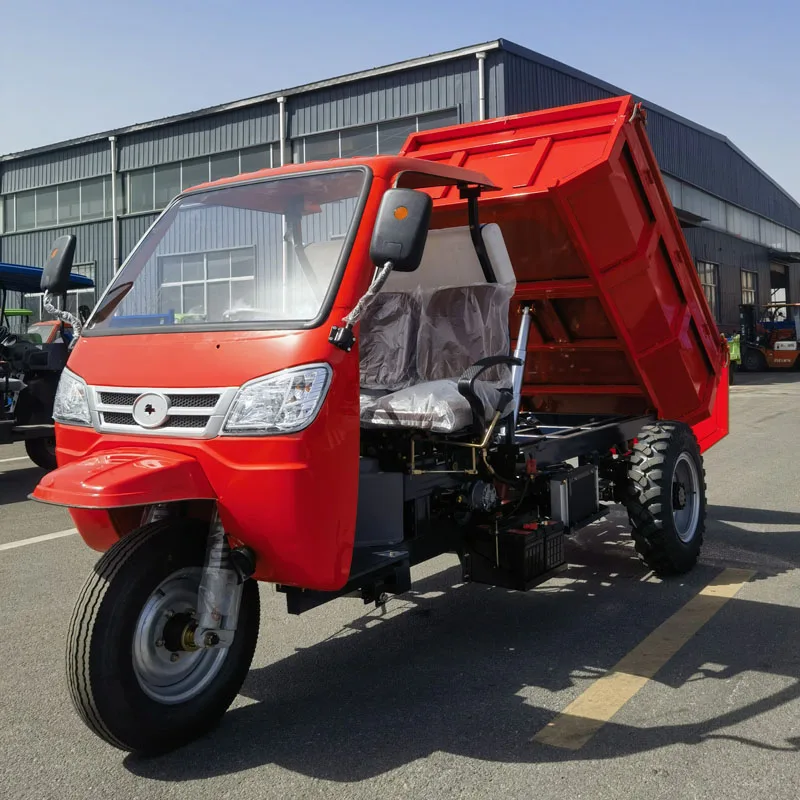 Bob-Lift 3 Wheel Motorcycle 2 Ton Dump Truck Motorized Tricycle Custom Cargo Motorized Tricycle For Adults
