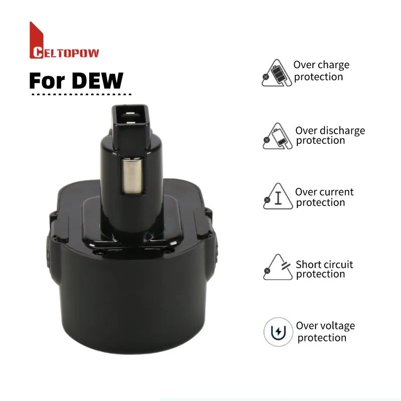 Cordless Power Tools 12V Rechargeable Lithium Ion Battery Pack for Dewalts DC9071 DE9037 DE9071 DW9072 DE9075