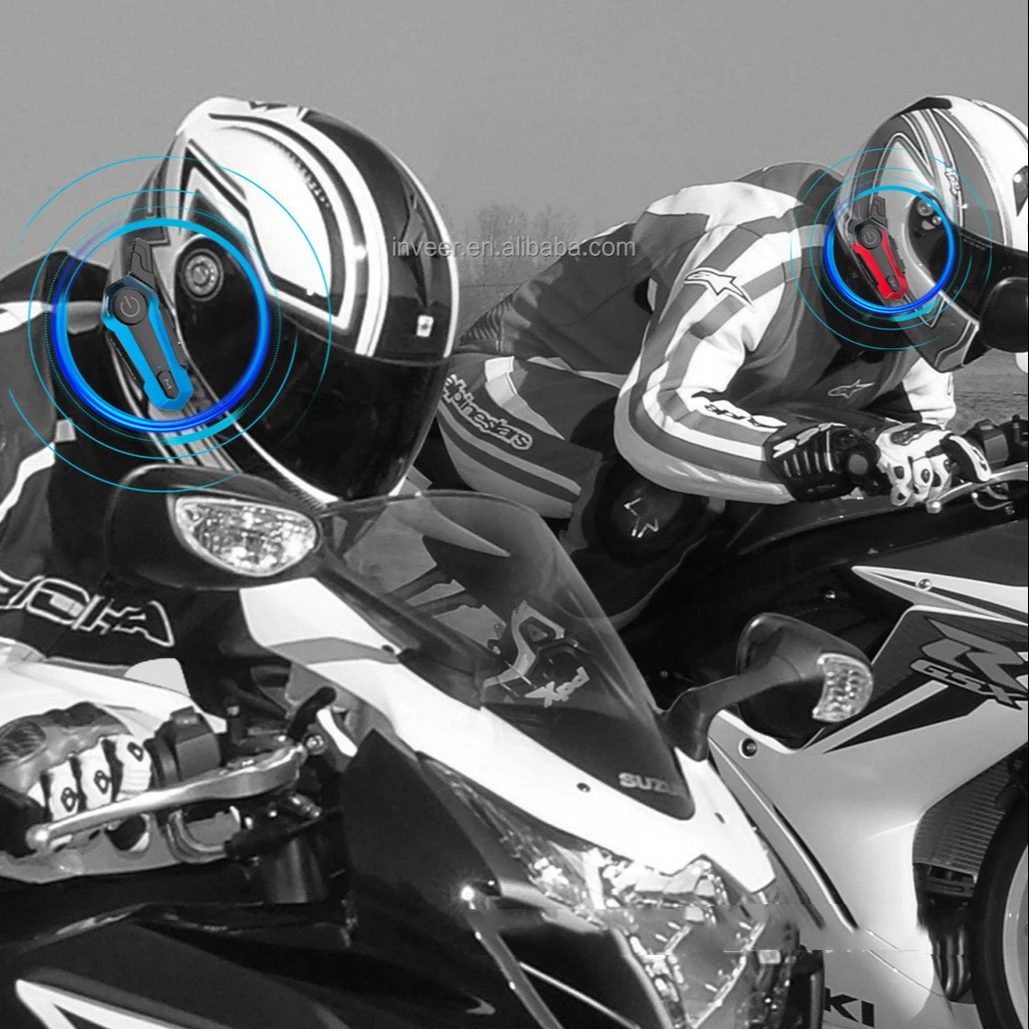 Гарнитура для шлема inveer, водонепроницаемая, IPX6, 50 м