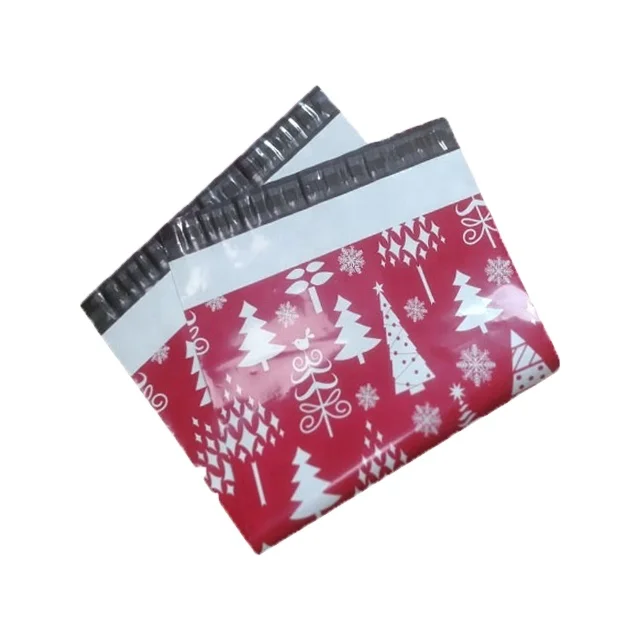 Customized Christmas Gift bag Poly Bag Packaging Printed Mailing Bag For Shipping