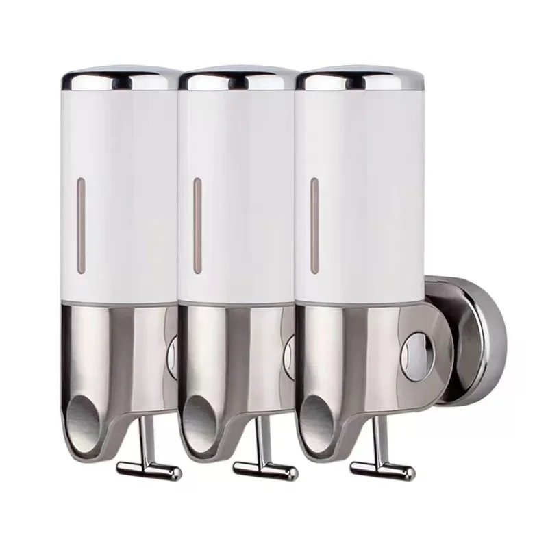 Factory Wholesale Triple 500ML Soap Dispenser Bathroom Soap Dispenser  Wallmount Soap Dispensers