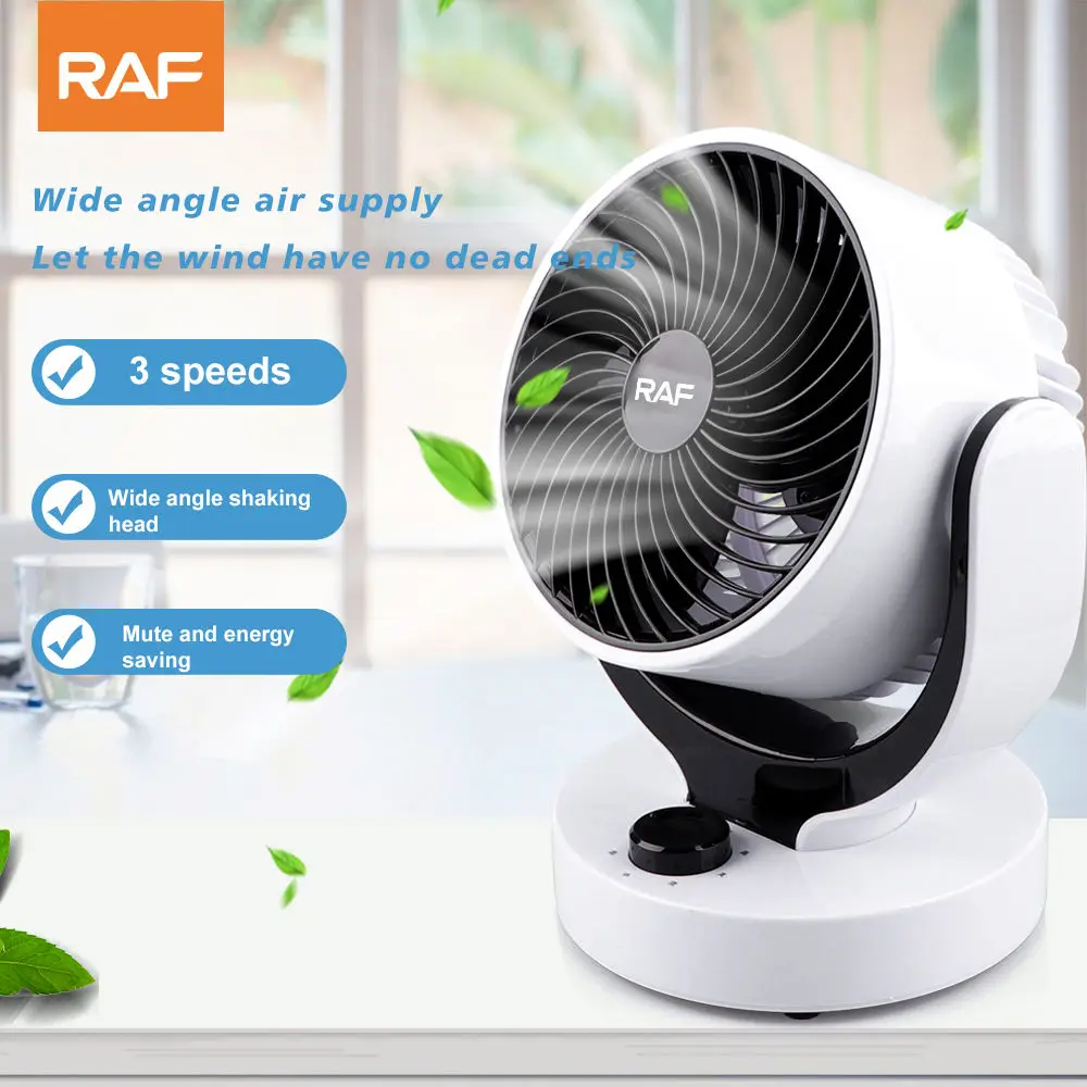 RAF 1800w Popular Overheat Protections Circulation Fan Indoor Space Heater Electric Fan Heater 90 Degree Rotation