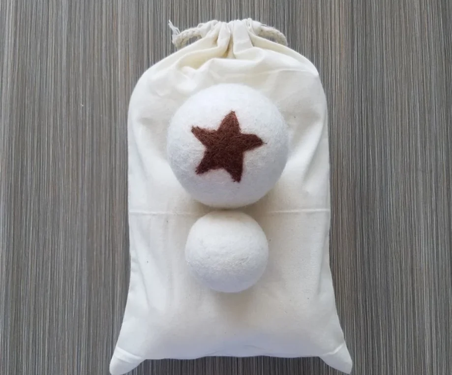 100% экологически чистые шарики ручной работы для сушки шерсти и фетра, шарики для стирки белья