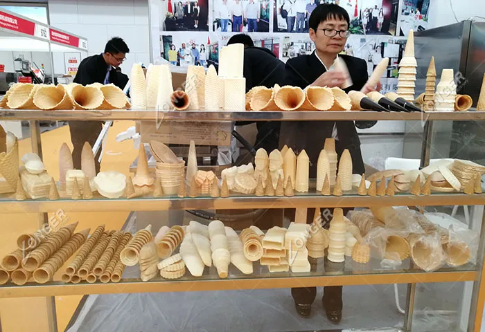 Commercial Ice Cream Round Cup Production Line Wafer Cone Making Machine for Sale