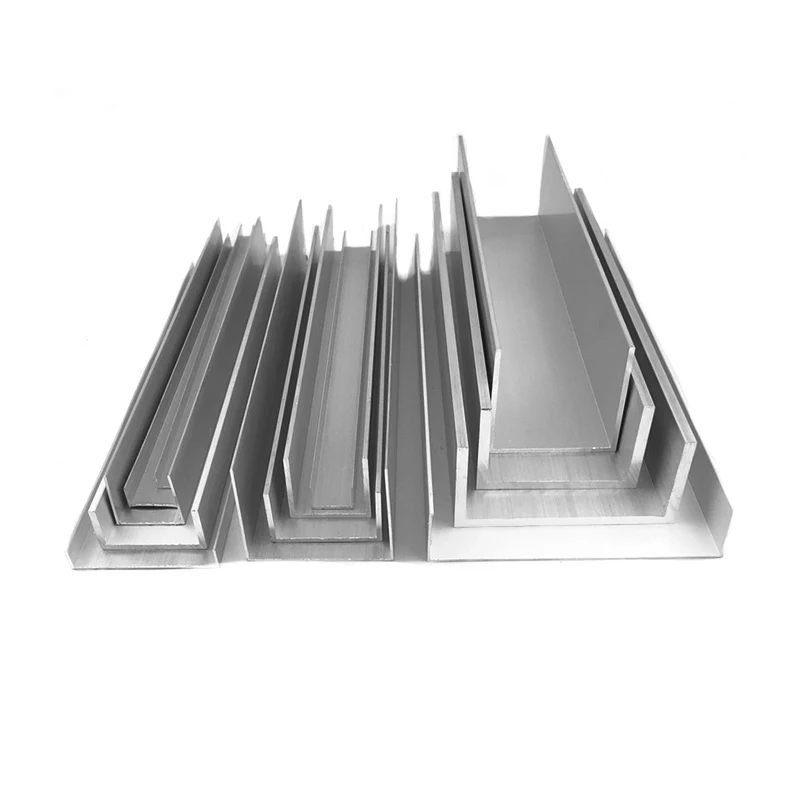 25*25 shinny u shape channel aluminium profile size aluminium u profiles  for glass railings