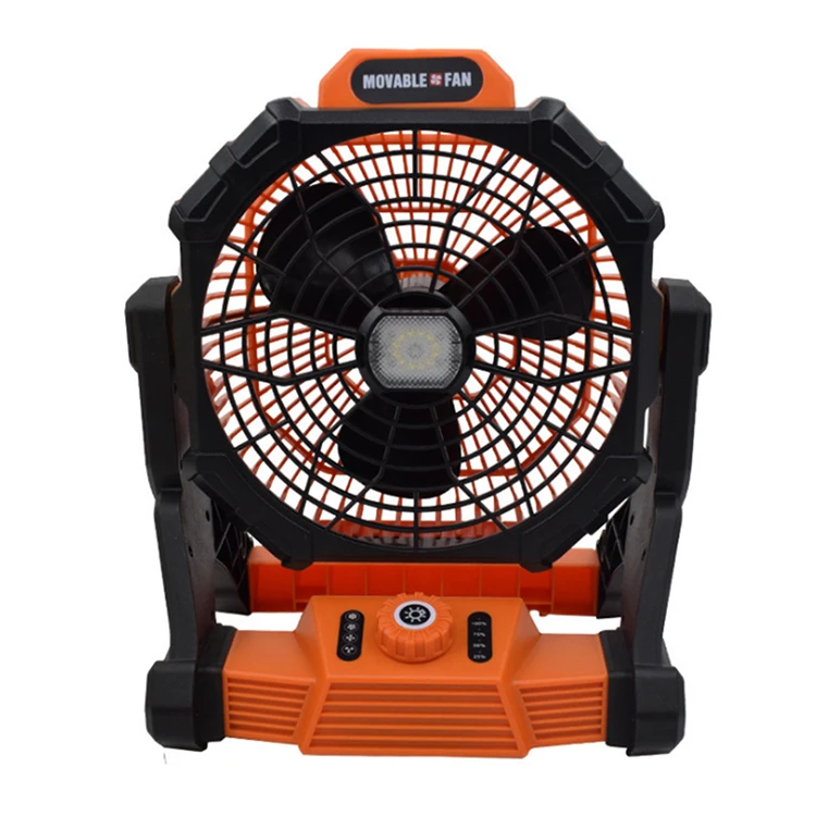 
Mute stepless speed regulation solar USB powered LED lighting fan 