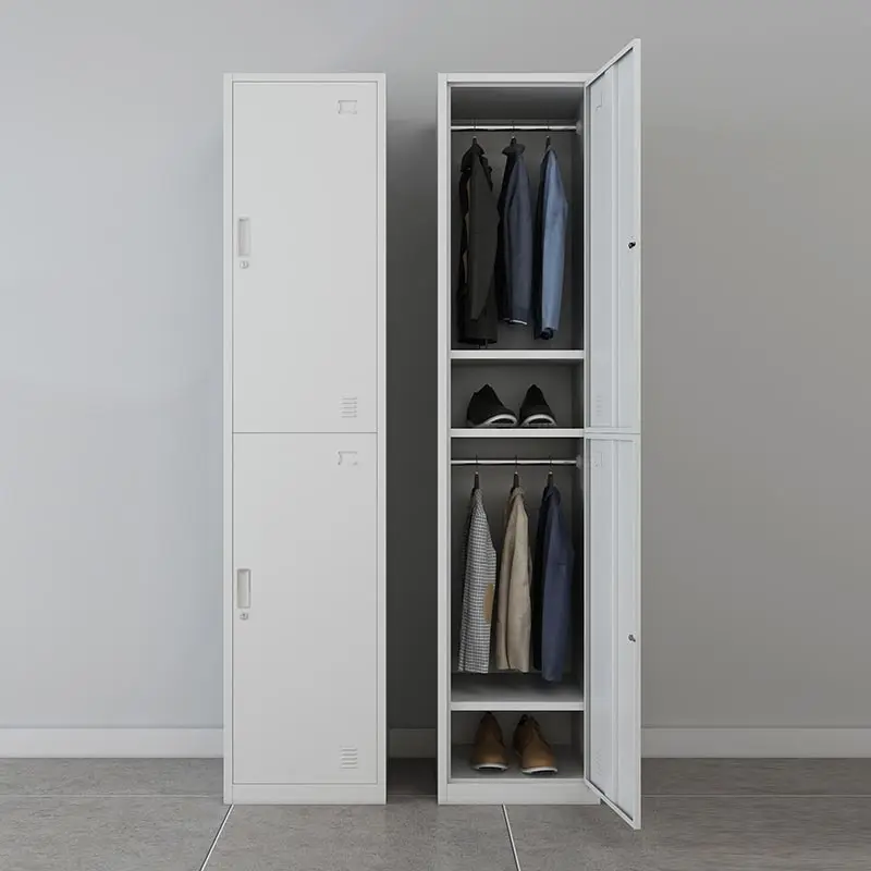 Factory Price Bedroom Black Closet Furniture 5 Door Metal Wardrobe Steel Clothes Storage Wardrobe Cabinet