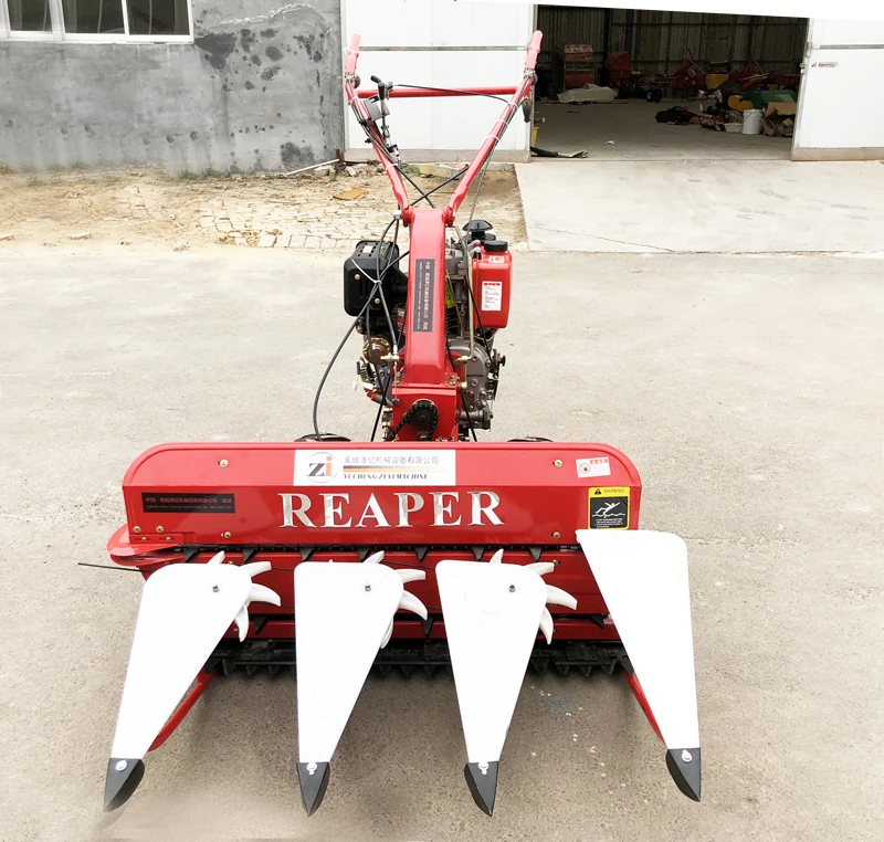 Rice Wheat Reaper Binder Machine Mini Harvester by Walking Tractor