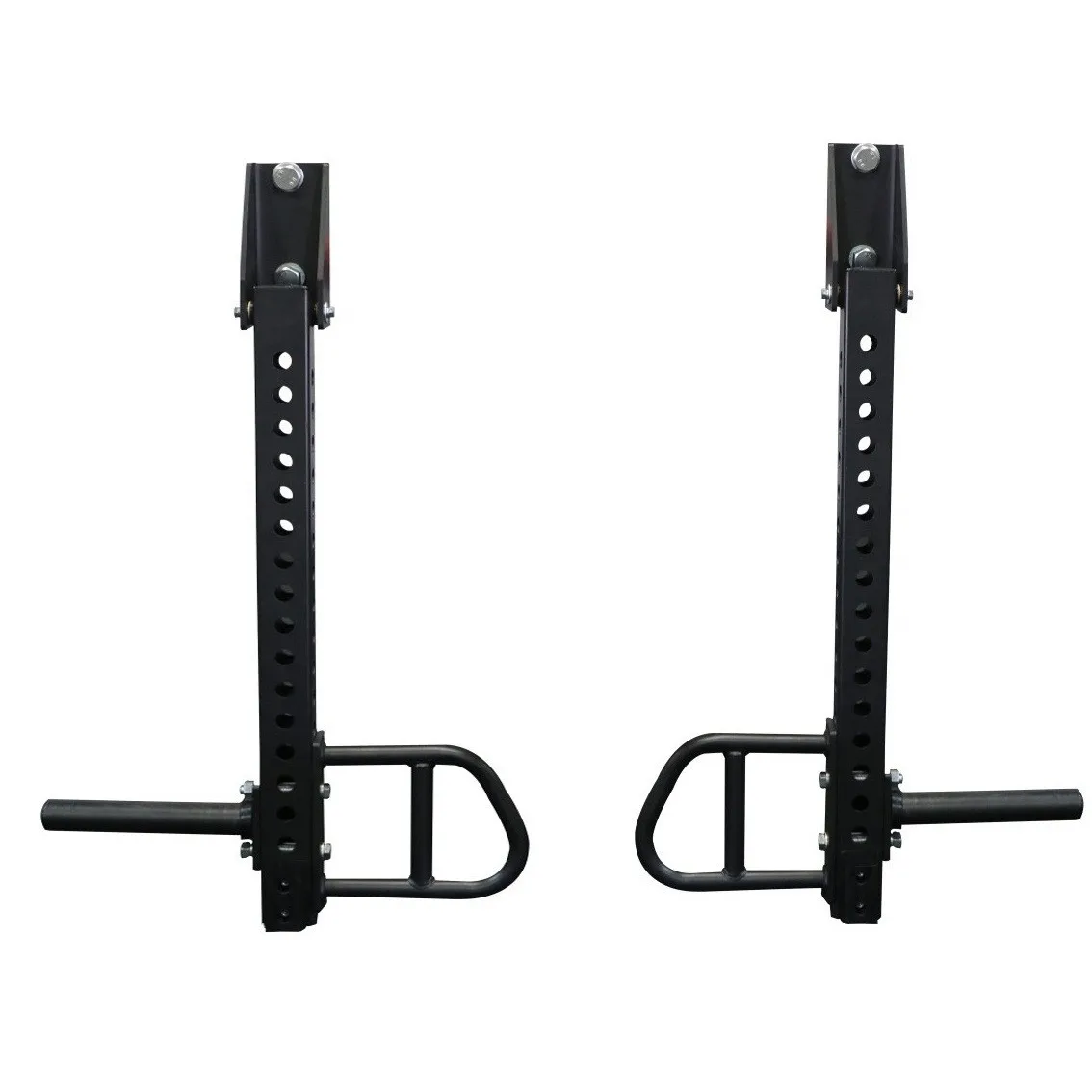 Adjustable Gym Jammer Arms for Push-Up and Squat Rack Pillar Fitness Equipment Accessories