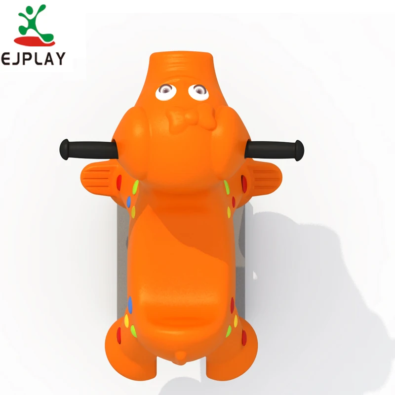 Animal Shape Outdoor Spring Rider Kids Plastic Rocking Horse Of Kiddie Rider