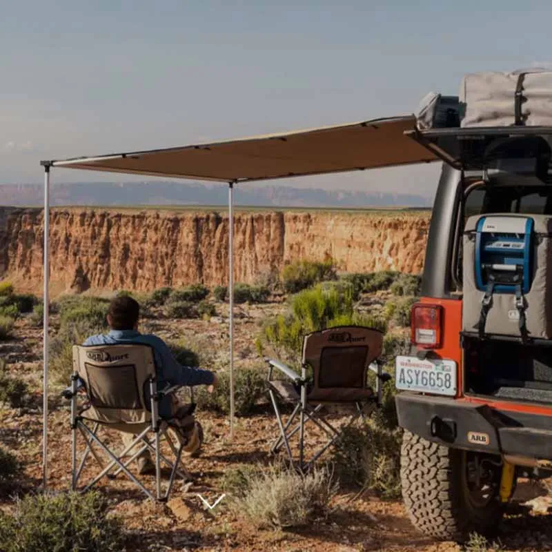 outdoor car awning rain proof  shelter vehicle oxfords tent LED light umbrella car side tent