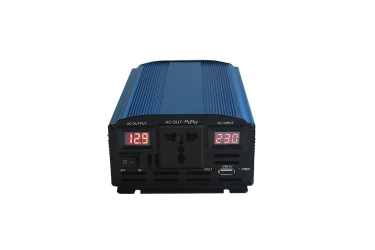 600 Watts  AC to DC 110v/220v off grid pure sine wave power inverter with soft start LCD display