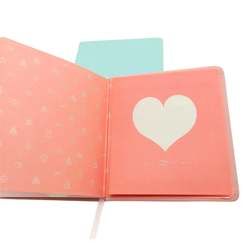 
New design 2021 sample support 24 hour online recycled stationery pink diary for women 2021 planner diary notebook journal 