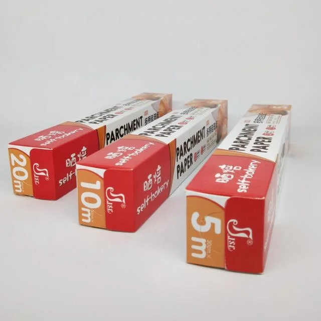 
Self-bakery Jieshen/Qieling Nonstick Culinary Silicone Parchment Paper Roll/Dispenser Pan Liner for Oven Barbecue 