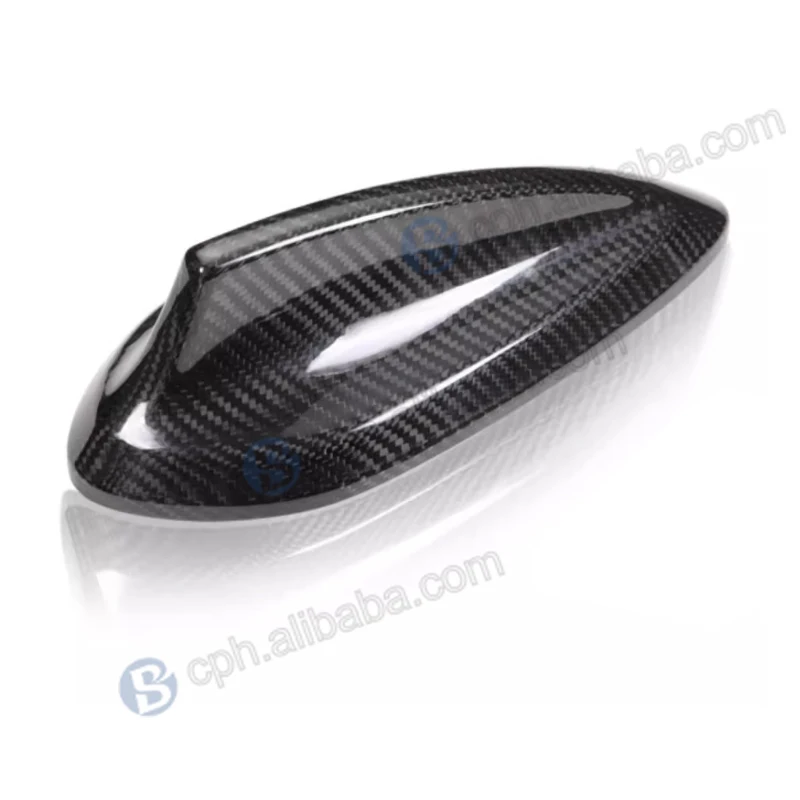 Car Replacement Black Carbon Fiber Shark Fin Antenna Cover For BMW 3 Series E90 M3