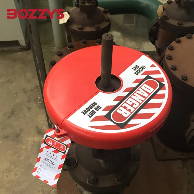 BOZZYS Industrial Safety Rotating Standard Gate Valve Lockout  Suitable for Valves with a Handwheel Diameter of 165-254MM